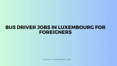 Bus Driver Jobs in Luxembourg