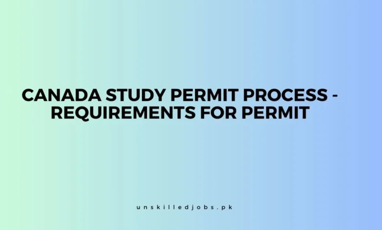 Canada Study Permit Process