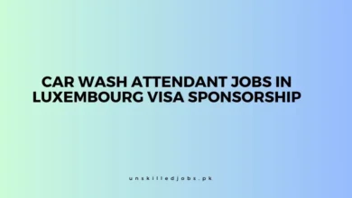 Car Wash Attendant Jobs in Luxembourg