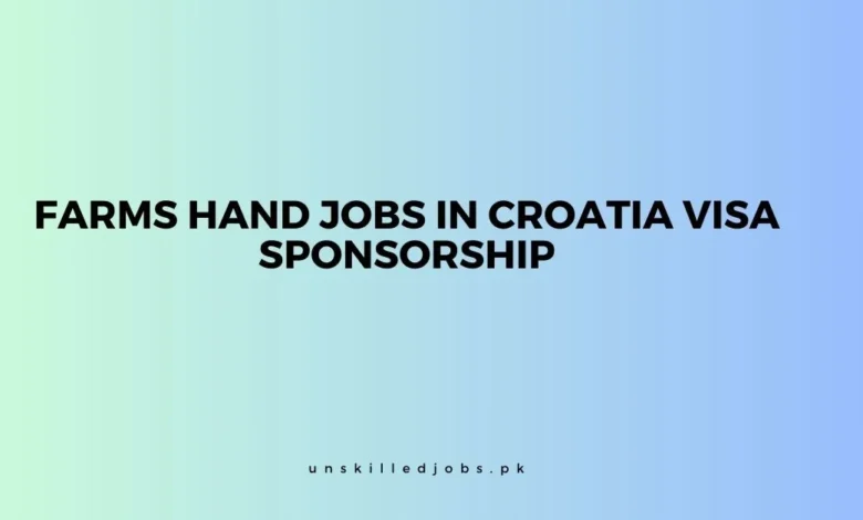 Farms Hand Jobs in Croatia