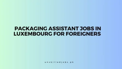 Packaging Assistant Jobs in Luxembourg