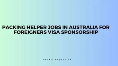 Packing Helper Jobs in Australia for Foreigners