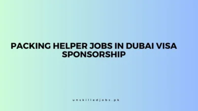 Packing Helper Jobs in Dubai