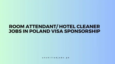 Room Attendant Hotel Cleaner Jobs in Polan