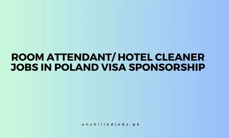 Room Attendant Hotel Cleaner Jobs in Polan