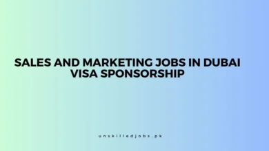 Sales and Marketing Jobs in Dubai