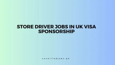 Store Driver Jobs in UK