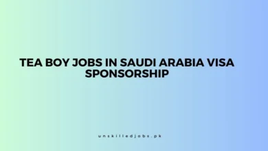 Tea Boy Jobs in Saudi Arabia