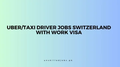 Uber/Taxi Driver Jobs Switzerland