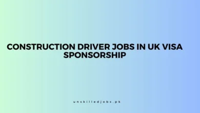 Construction Driver Jobs in UK