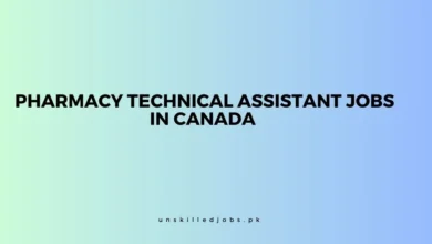 Pharmacy Technical Assistant Jobs in Canada