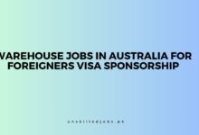 Warehouse Jobs in Australia for Foreigners